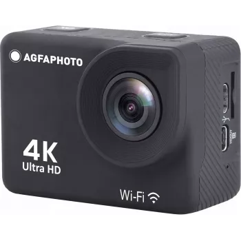 AgfaPhoto action-kamera 4K, vedenpitävä, Wi-Fi, hidastus/ajastus (AC9000BK)