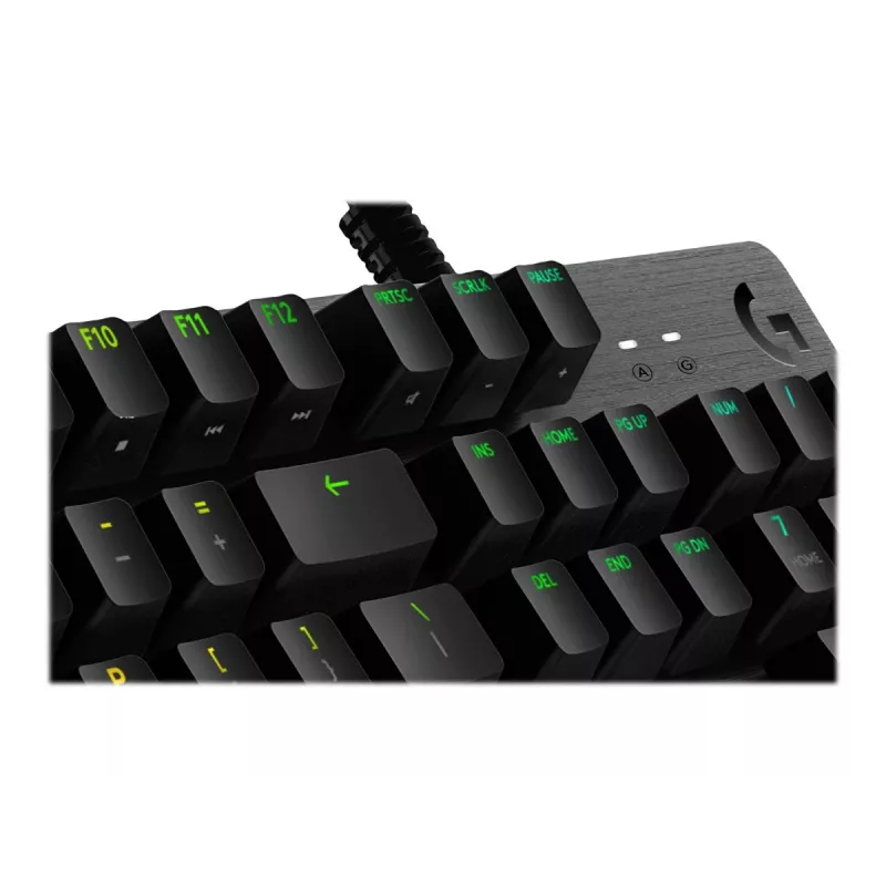 Logitech Gaming G512 - näppäimistö - taustavalo - USB - QWERTY - espanja - kytkimet: GX Brown Tactile - hiili