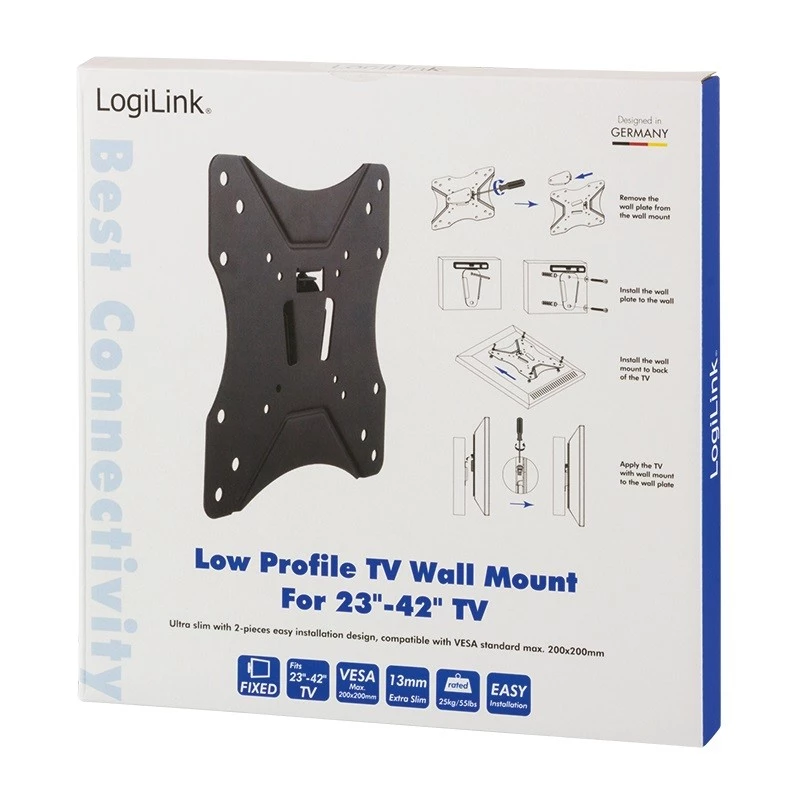 TV-seinäkiinnike LogiLink BP0004 106,7 cm (42