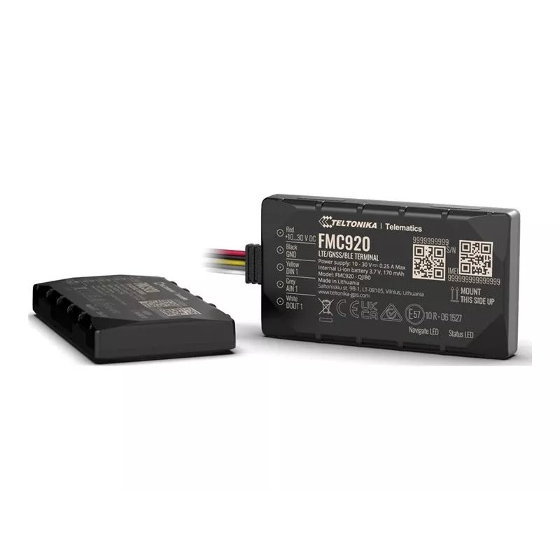 GPS-seurantalaite Teltonika FMC920 4G LTE CAT 1 0.128GB musta