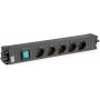 Pistorasialista Bachmann STEP BASE 5x CEE7/7 kytkimellä, malli BM0019533