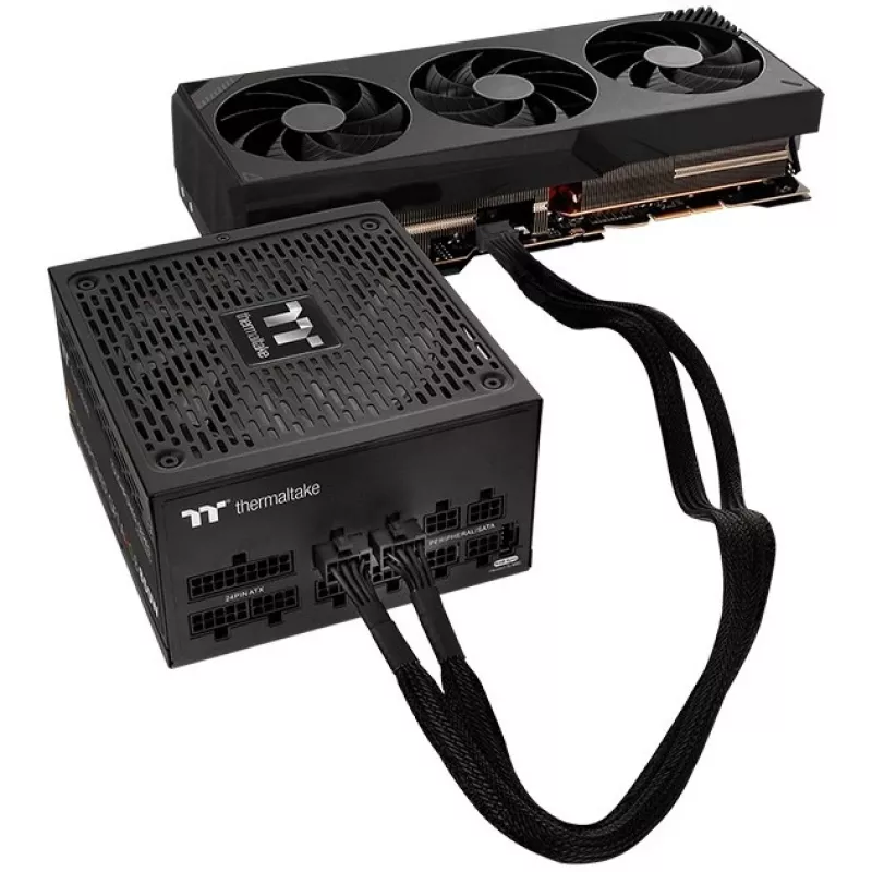 Thermaltake AC-063-CN1NAN-A1 kaapelin jakaja, musta, uros/uros, 600 mm