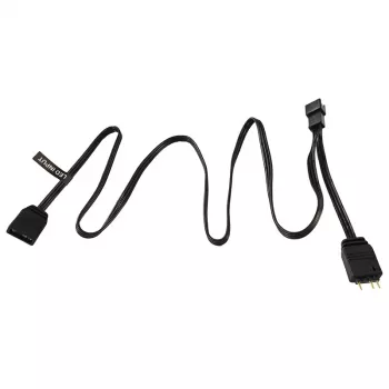 Phanteks PH-CB-DRGB3P_MB – 3-napainen – 2 x Molex (3-napainen) – suora – suora – musta – emolevy (PH-CB-DRGB3P_MB)