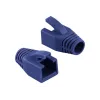 Logilink | RJ45-liittimen vedonpoistoholkki, 8,0 mm (50 kpl) | MP0035B | sininen