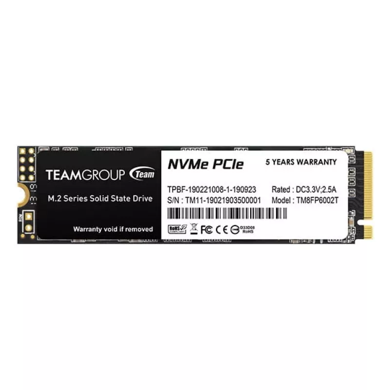 Team Group MP33 - SSD - 256 GB - sisäinen - M.2 2280 - PCIe 3.0 x4 (NVMe)