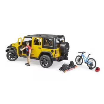 Jeep-lelu BRUDER 02543 maastopyöräily- ja pyöräilyaiheeseen, ABS, monivärinen, 4 vuodesta alkaen