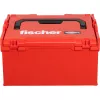 Työkalulaatikko FISCHER L-BOXX FLB 238 tyhjä, punainen/musta, modulaarinen säilytyslaatikko