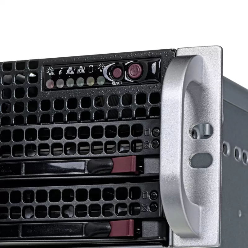 Palvelinkotelo Supermicro 825TQC-R802LPB Rack musta