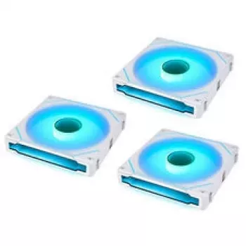 Lian Li UNI FAN SL-INF 140 ARGB Reverse Blade PWM kotelotuuletin - valkoinen, 3 kpl:n pakkaus