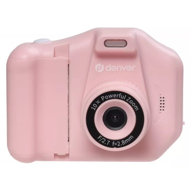 Denver KPC-1370P lasten digikamera lämpötulostimella, 2,8" LCD, pinkki