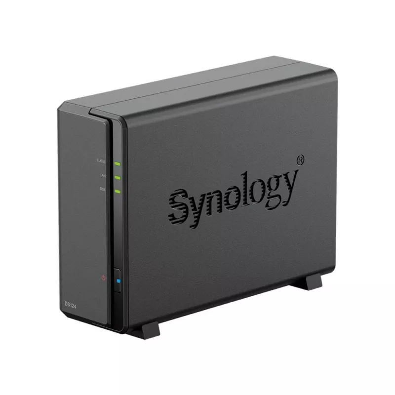 Synology DiskStation DS124 NAS/tallennuspalvelin työpöytä Ethernet LAN musta RTD1619B