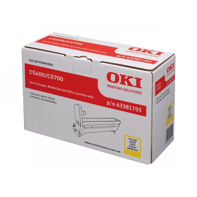 OKI kuvatrumpu 20000 sivua keltainen C5600 C5700