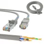 Extralink LAN-patchkaapeli Kat.5e RJ-45 U/UTP 0,5 m harmaa