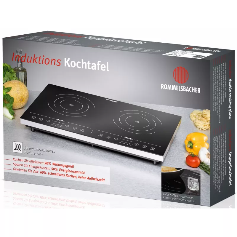 Induktioliesi Rommelsbacher CT 3410/IN, 2 vyöhykettä, kosketusohjaus