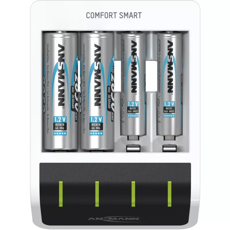Akkulaturi Ansmann Comfort Smart kotitalousakku USB