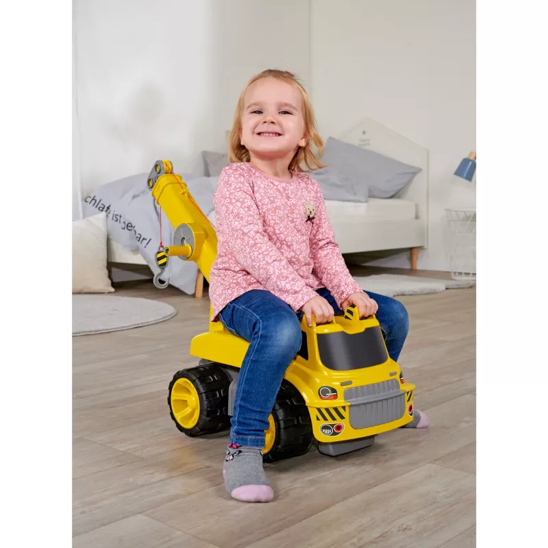Nosturirekka BIG Power Worker Maxi nosturi keltainen 3–7 vuotta