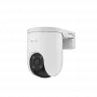 EZVIZ H8c Pro 4K CS-H8C kupolimallinen IP-valvontakamera, ulkokäyttöön, 8 MP 3840x2160, 4 mm, kääntyvä ja kallistuva, Wi-Fi 2,4 GHz + Ethernet, IP65, H.264/H.265, microSD enintään 512 GB, yönäkö 30 m, kattoasennus