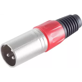 XLR-liitin ShiverPeaks BS55002-G vihreä – 3-napainen uros-audioliitin