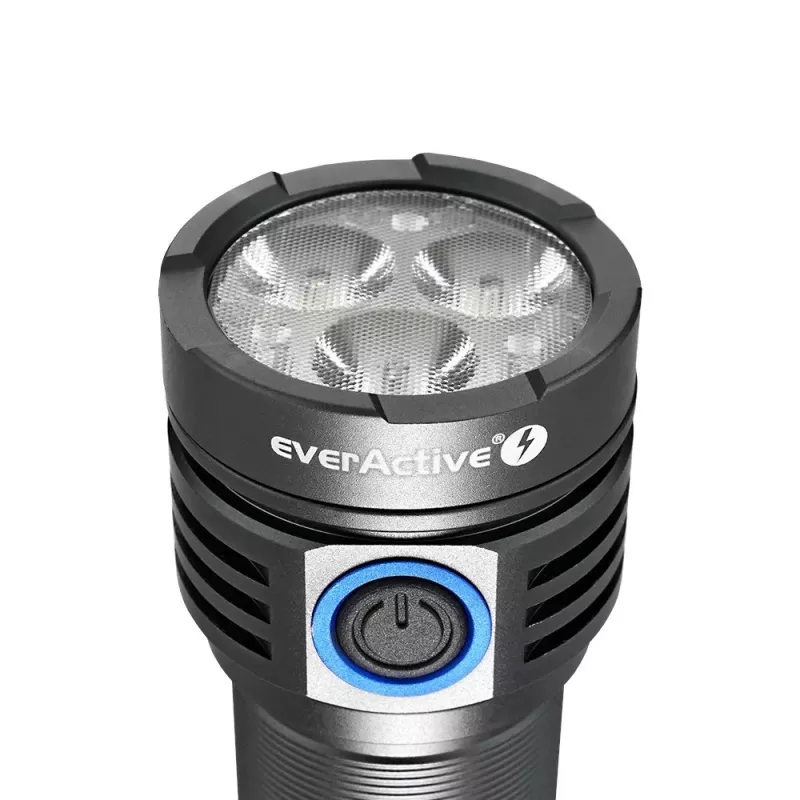 LED-taskulamppu everActive LUMINATO R FL-3300R – 3300 lumenia, ladattava