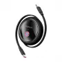 USB-C-latauskaapeli Baseus P10364500113-Z2, 100 W, musta, USB-C–USB-C