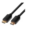 HDMI Premium -kaapeli v 2.1 2m musta pelaajille