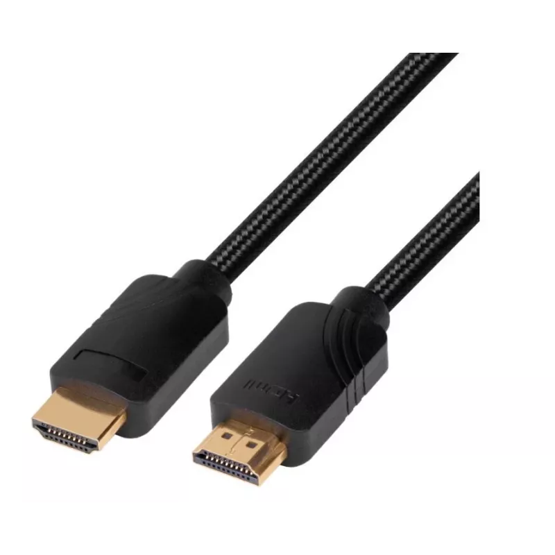 HDMI Premium -kaapeli v 2.1 2m musta pelaajille