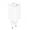 GRATEQ OLOS seinälaturi PD/PPS, 2x USB-C, GaN, 65 W
