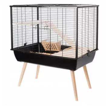 Zolux Cage Neo juomakuppi suurille jyrsijöille H58, musta
