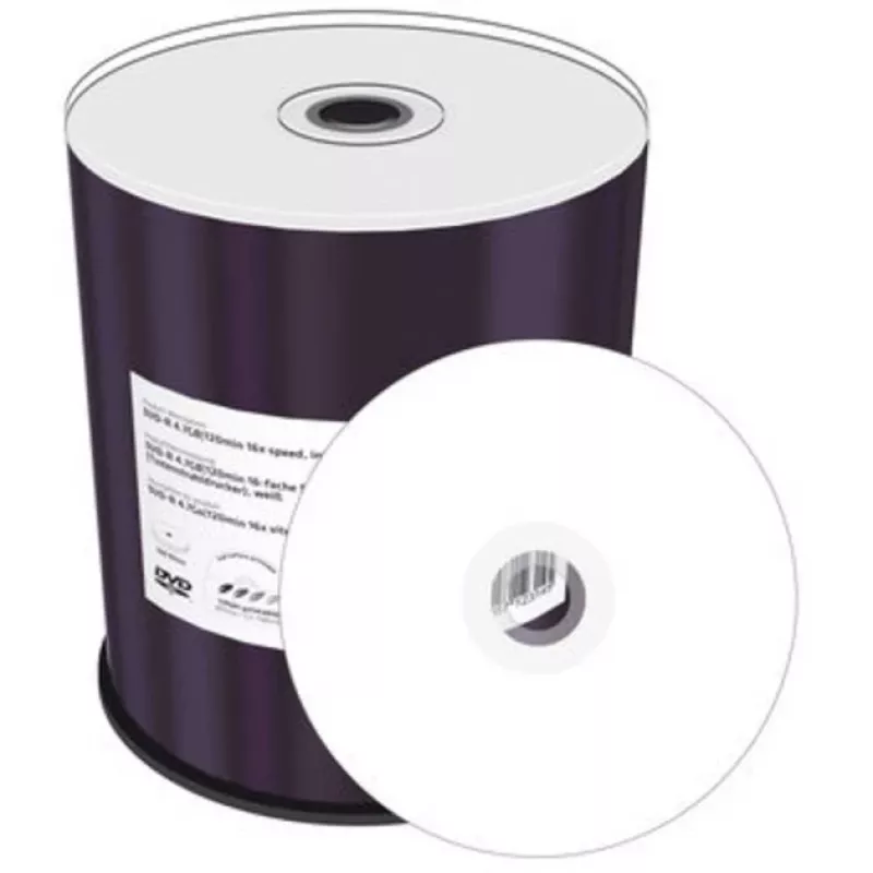 DVD-R MediaRange MR413 4,7 GB 16x Inkjet Printable 100 kpl