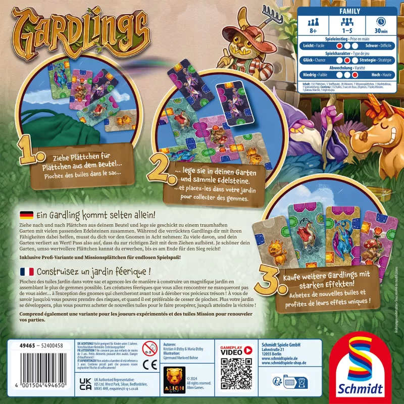 Gardlings, lautapeli