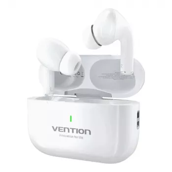 Vention Echo Lite E11 NBVW0 avoimet TWS-kuulokkeet, Bluetooth, USB-C, valkoiset