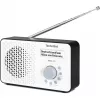 TechniSat VIOLA 200 DAB+ digitaalinen radiokello, valkoinen/musta