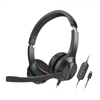 Creative 51EF0980AA000 Chat USB On-Ear-kuulokemikrofoni johdollinen stereo musta