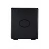 PC Midi Tower Cooler Master MasterFrame 500 Mesh — musta läpinäkyvällä sivulla, tukee ATX/EATX, 2x200 mm edessä, 1x120 mm takana