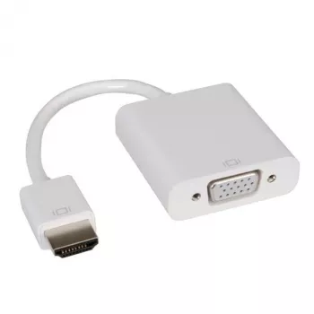 HDMI-VGA-adapterikaapeli, HDMI uros - VGA naaras 0,15 m, 0,15 m, VGA D-Sub, HDMI Type-A standardi