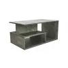 Sohvapöytä Top e Shop PRIMA BETON, vapaamuotoinen levy, taupe, 900×510×430 mm, 1 jalka