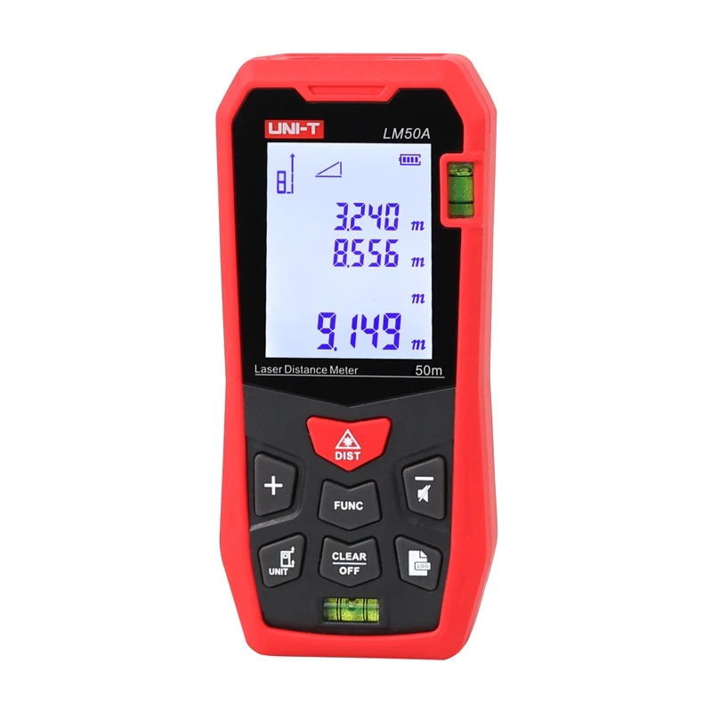 UNI-T LM50A laseretäisyysmittari, 50 m