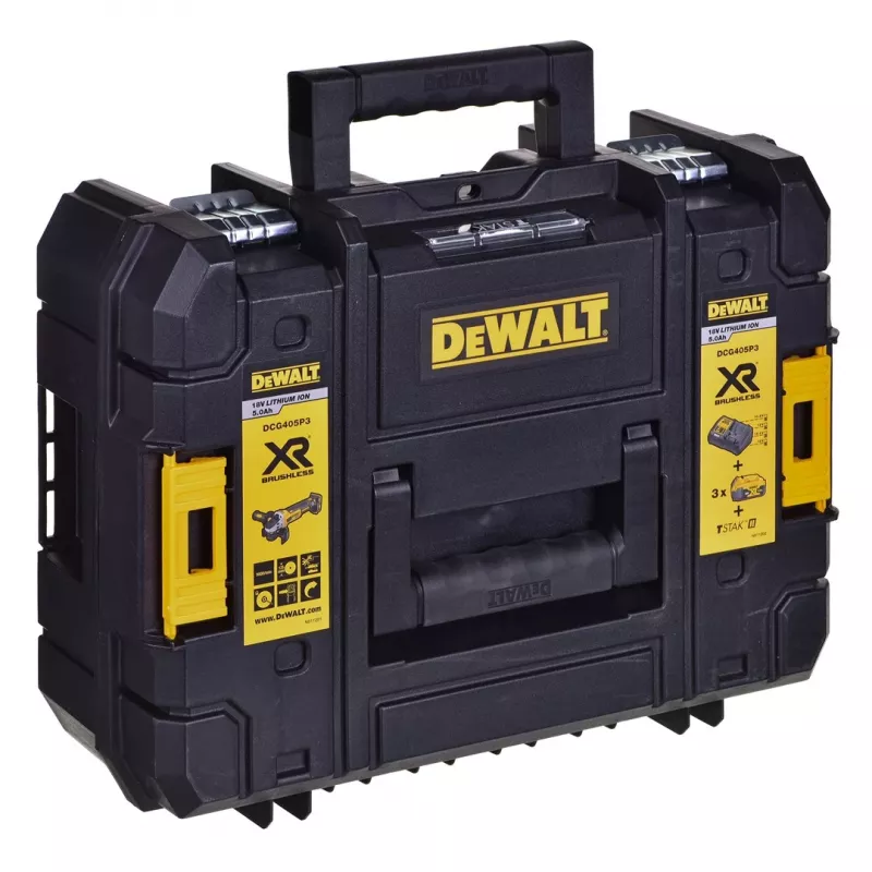 DeWALT kulmahiomakone DCG405P3 18V (DCG405P3-QW)