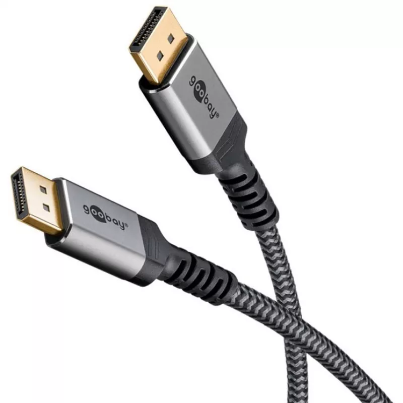 Goobay DisplayPort-kaapeli 2.0/2.1, 80 Gbit/s | 75685 | DisplayPort–DisplayPort