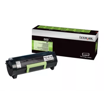 Värikasetti Lexmark 502 1500 sivua musta