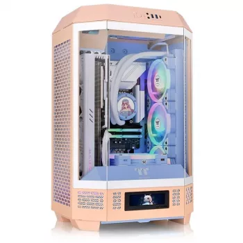 Thermaltake The Tower 300 persikka karkaistu lasi