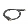 Lanberg DisplayPort-kaapeli 19 Pin V1.2 4K, 1M | CA-DPDP-10CC-0010-BK | DisplayPort - DisplayPort