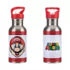 Paladone Super Mario metallinen vesipullo pillillä