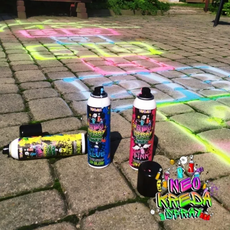Tuban NEO CHALK SPRAY keltainen 150 ml kirjoitusväri keltainen