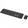 Logitech 920-012483 näppäimistö ja hiiri sisältyy Office RF Wireless + Bluetooth QWERTZ German Graphite