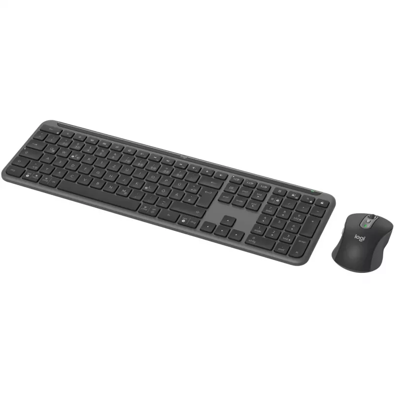 Logitech 920-012483 näppäimistö ja hiiri sisältyy Office RF Wireless + Bluetooth QWERTZ German Graphite