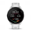 Älykello GARMIN Forerunner 165 — GPS, AMOLED 1,2 inch, 4 GB, 5 ATM, 11 päivän akku, harmaa kotelo, valkoinen ranneke