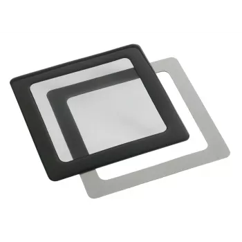Pölysuodatin DEMCiflex DF0002 80 mm:n tuulettimelle, musta, 105,3 × 105,3 mm