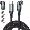 USB-C-kaapeli 4smarts GravityCord 240W 1,8 m – USB-C–USB-C suurteholataus ja tiedonsiirto
