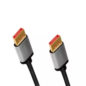 DisplayPort-kaapeli LogiLink CDA0105 2 m musta harmaa